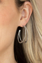 Load image into Gallery viewer, Rustic Curves Silver Earrings