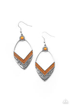 Load image into Gallery viewer, Indigenous Intentions Orange Earrings