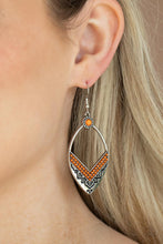 Load image into Gallery viewer, Indigenous Intentions Orange Earrings