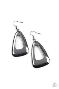 Irresistibly Industrial Black Earrings