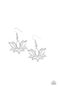 Lotus Ponds Silver Earrings