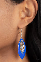 Load image into Gallery viewer, Venetian Vanity Blue Earrings