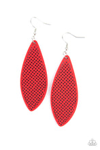 Load image into Gallery viewer, Surf Scene Red Earrings