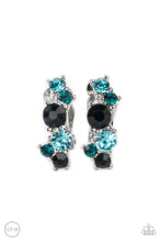 Load image into Gallery viewer, Cosmic Celebration Blue Clip-On Earrings