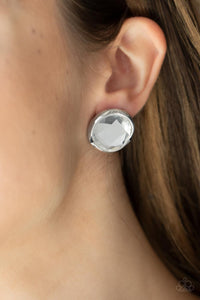 Double-Take Twinkle White Earrings