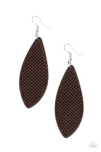 Load image into Gallery viewer, Surf Scene Brown Earrings