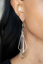 Load image into Gallery viewer, Shape Shifting Shimmer Silver Earrings