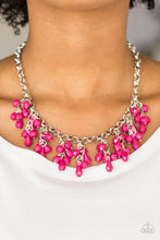 Load image into Gallery viewer, Modern Macarena Pink Necklace