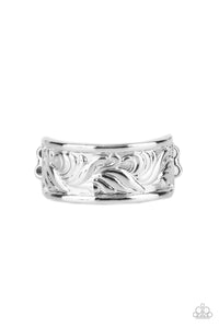 Billowy Bands Silver Ring