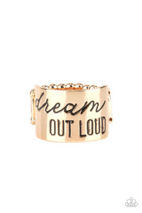 Dream Louder Gold Ring