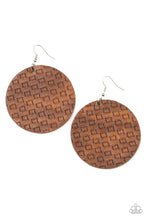 Load image into Gallery viewer, WEAVE Me Out Of It Brown Earrings