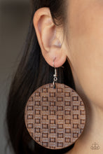 Load image into Gallery viewer, WEAVE Me Out Of It Brown Earrings