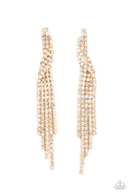 Load image into Gallery viewer, Cosmic Candescence Gold Earrings- Paparazzi Accessories:  November 2021 Life of the Party