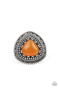 Genuinely Gemstone Orange Ring