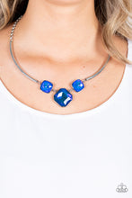 Load image into Gallery viewer, Divine IRIDESCENCE Blue Necklace -Paparazzi Accessories: October 2021 Life of the Party