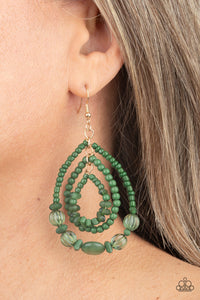 Prana Party Green Earrings