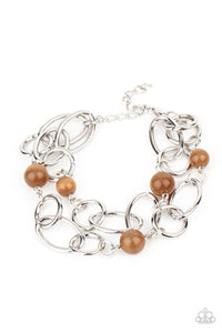 Delightfully Daydreamy Brown Bracelet