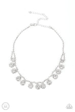 Load image into Gallery viewer, Princess Prominence White Necklace- Paparazzi Accessories:  November 2021 Life of the Party