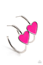 Load image into Gallery viewer, Kiss Up Pink Earrings