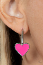 Load image into Gallery viewer, Kiss Up Pink Earrings