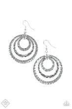 Load image into Gallery viewer, Out Of Control Shimmer Silver Earrings