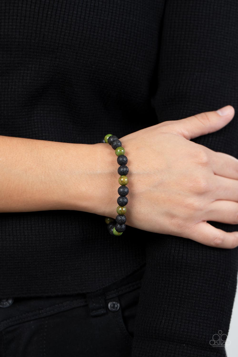 Molten Mogul Green Bracelet