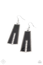 Load image into Gallery viewer, Demandingly Deco Black Earrings