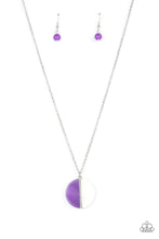 Load image into Gallery viewer, Elegantly Eclipsed Purple Necklace