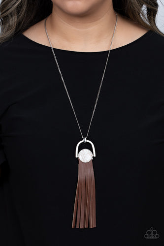 Winslow Wanderer White Necklace