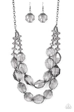 Load image into Gallery viewer, Icy Illumination Black Necklace