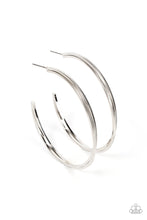 Load image into Gallery viewer, Monochromatic Curves Silver Earrings