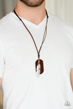 Load image into Gallery viewer, Flying Solo Brown Necklace