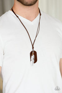 Flying Solo Brown Necklace