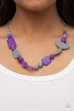 Load image into Gallery viewer, Tranquil Trendsetter Purple Necklace