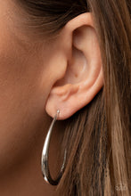 Load image into Gallery viewer, CURVE Your Appetite Silver Earrings