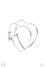 Load image into Gallery viewer, Harmonious Hearts Silver Clip-On Earrings