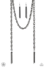 Load image into Gallery viewer, SCARFed for Attention Gunmetal Necklace