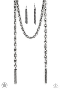 SCARFed for Attention Gunmetal Necklace