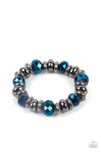 Load image into Gallery viewer, Power Pose Blue Bracelet- Paparazzi Accessories: May 2022 Life of the Party