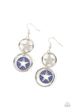 Load image into Gallery viewer, Liberty and SPARKLE for All Blue Earrings