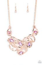 Load image into Gallery viewer, Warp Speed - Rose Gold Necklace - July 2022 Life of the Party