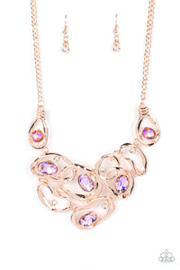 Warp Speed - Rose Gold Necklace - July 2022 Life of the Party