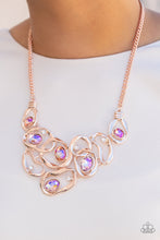 Load image into Gallery viewer, Warp Speed - Rose Gold Necklace - July 2022 Life of the Party