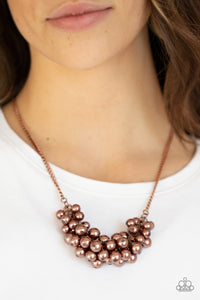 Grandiose Glimmer Copper Necklace