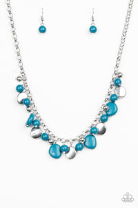 Flirtatiously Florida Blue Necklace