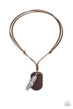 Load image into Gallery viewer, Flying Solo Brown Necklace