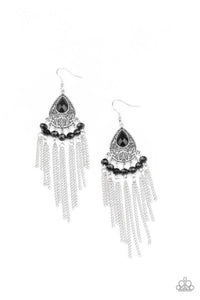 Floating on HEIR Black Earrings